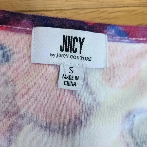 NWT JUICY COUTURE Camisole (Small) and Short (Large) Floral 70' Pattern Towel - Picture 9 of 14